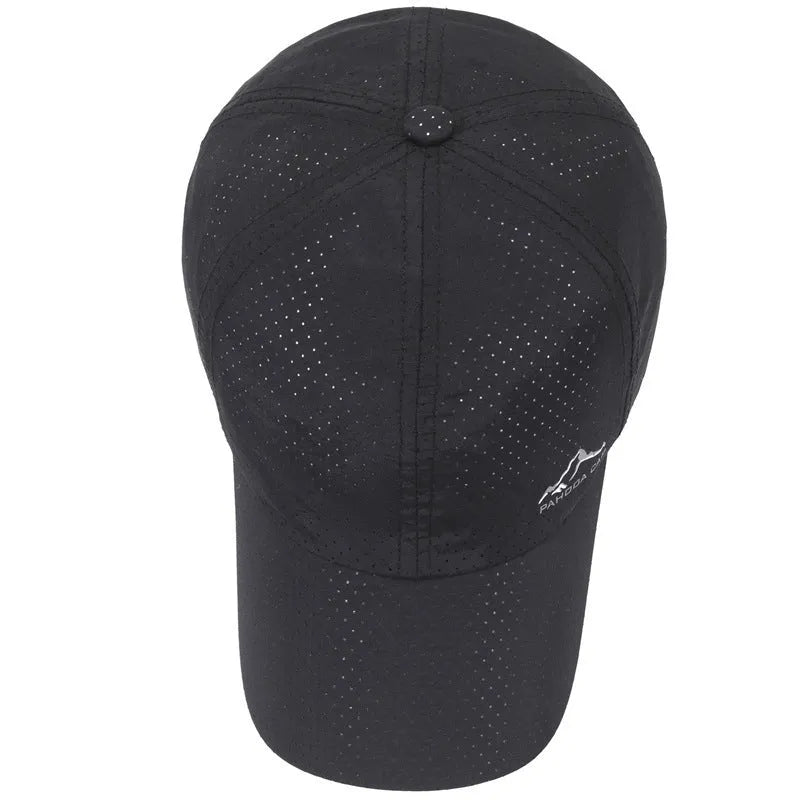 Korean-style adjustable baseball cap in polyester fabric for summer sun protection