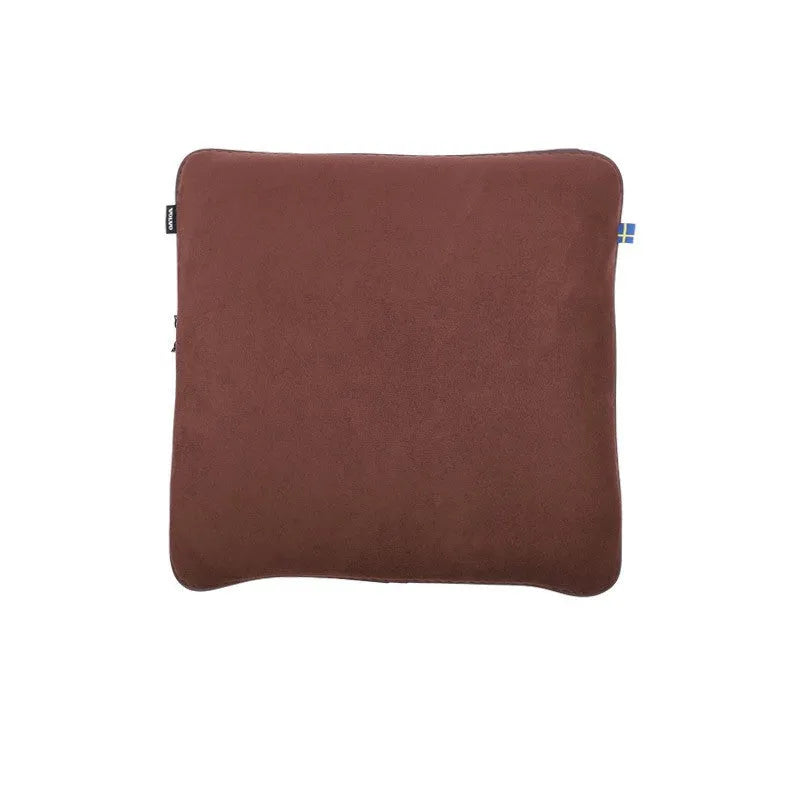 Volvo car seat headrest, neck pillow and lumbar support cushions in minimalist style with synthetic fibre filling