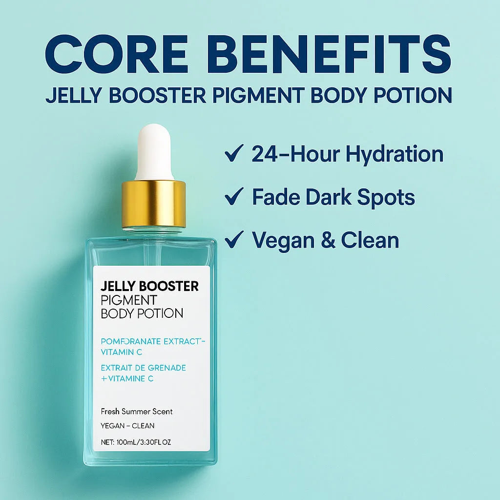 JELLY Brightening Body Jelly Booster 100ml pigment body potion in packaging