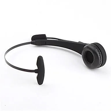 Black and silver Bluetooth headset with headband design for PS3 and mobile phone voice chat
