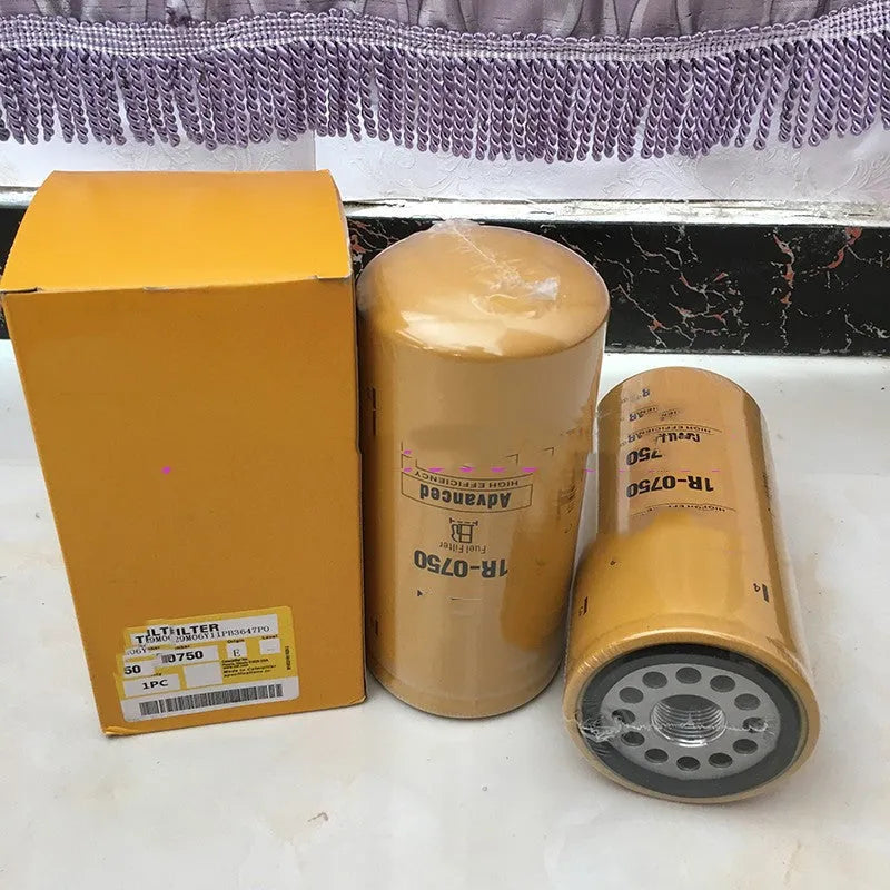 1R-0750 fuel filter element for removing oil impurities from fuel systems