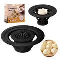 Black four-piece steamed bun and dumpling mold set for shaping baozi