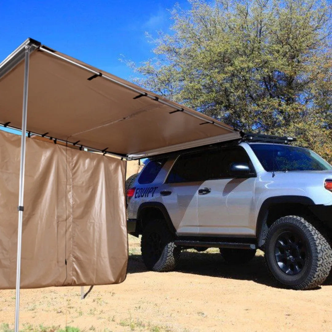 Black glue rainproof camping tent with aluminium alloy poles in camouflage style.