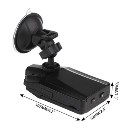 H198 model car dashboard camera with six infrared LEDs and a 2.4-inch screen.