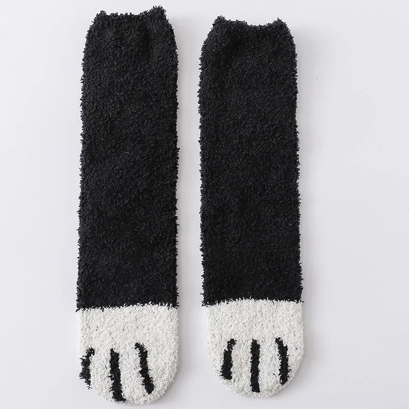 House floor socks in black, khaki, grey stripe and dot patterns for indoor use