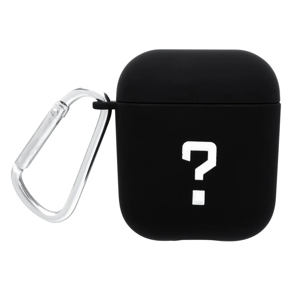 Black and Pink PC hard protective cases for Apple AirPods with decorative back cover designs.