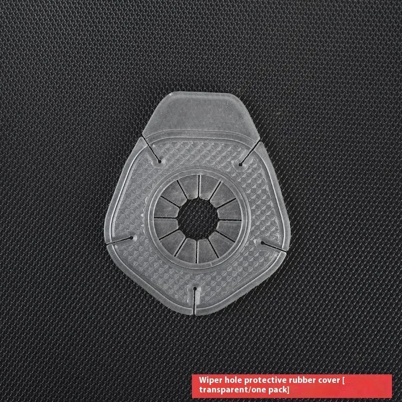 Black silicone PVC car wiper hole protective cover dustproof anti-leaf blocking