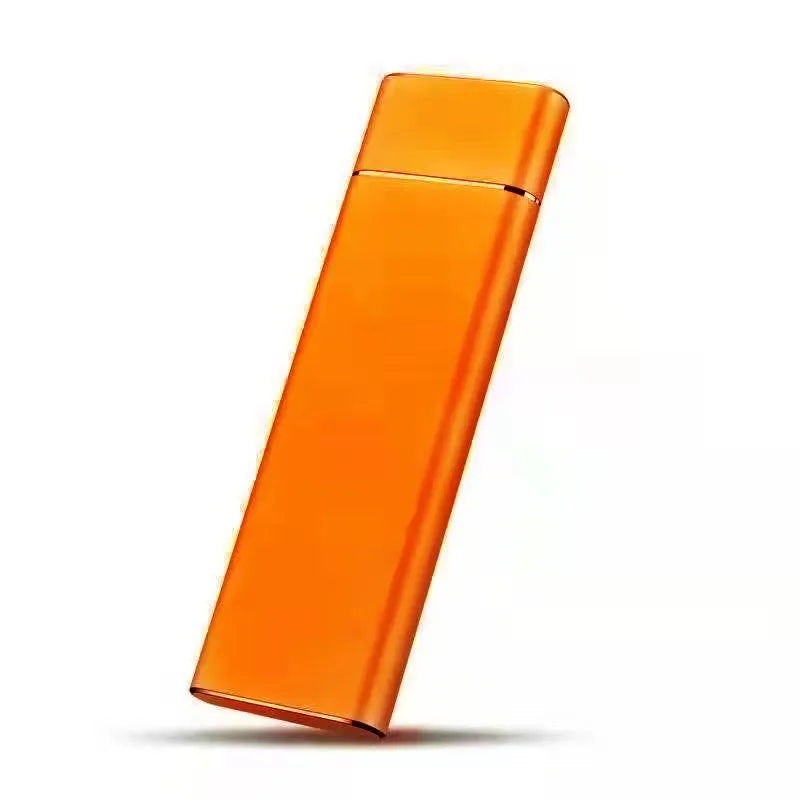 SSD mobile hard disk with metal shell in five colour options showing ultra-thin design and 6TB capacity