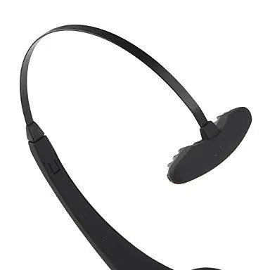 Black and silver Bluetooth headset with headband design for PS3 and mobile phone voice chat