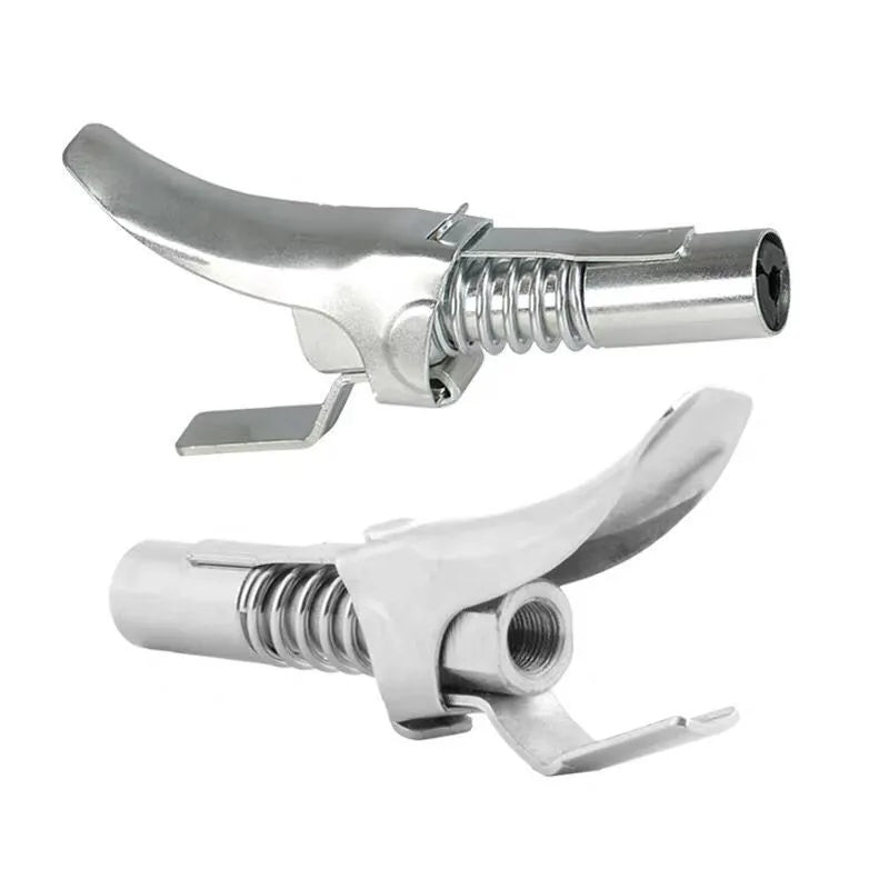Silver lock-clamp high-pressure grease nipple new style for grease gun nozzle
