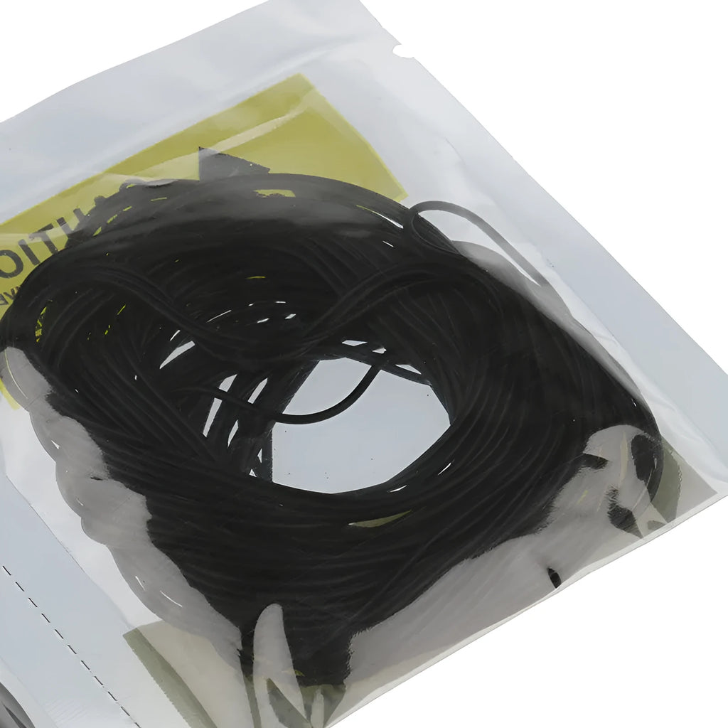 Black waterproof back cover ring gasket with coarse thread in multiple thickness and size options