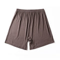 Men's solid colour modal boxer shorts with high waist, shown in multiple colour options.