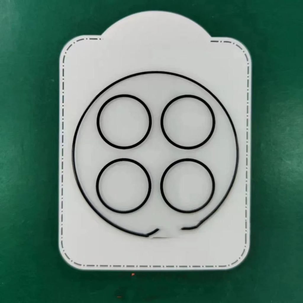 OnePlus tempered glass lens protector with black ring design for 12, Find N3, and 11 models.