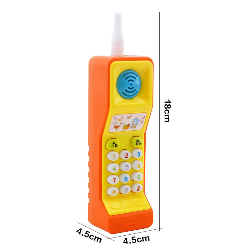 Children's battery-operated cartoon animal toy with colourful lights and sound buttons for age 3+.