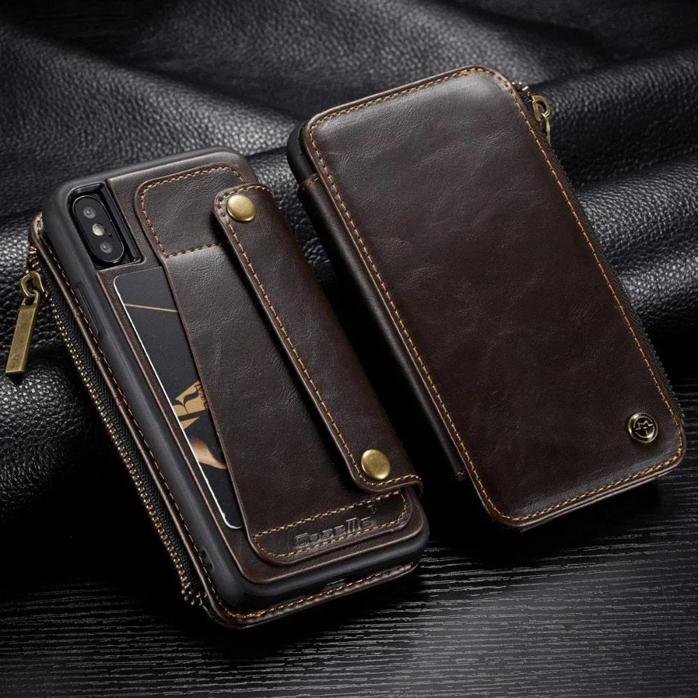 SAMSUNG Galaxy Note9 flip phone case in PU leather with black, brown, and red colour options