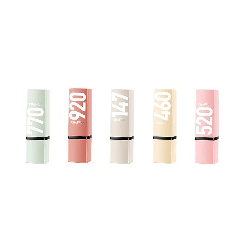 Set of 5 sample lipsticks, each 2g, in assorted colours, in a pack
