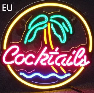 LED coffee neon billboard advertising light with PVC construction for commercial interior decoration