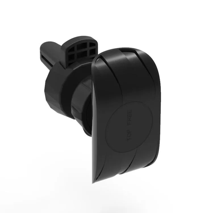 Glory black car phone holder attached to a car air vent