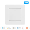 MoesHouse ZIGBEE 3.0 smart switch in Nickel Gray for power monitoring and timing of water heaters and air conditioners, 4000W 20A