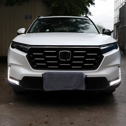 2023 CRV LED daytime running lamp pair tri-colour flowing light front fog lamp modification