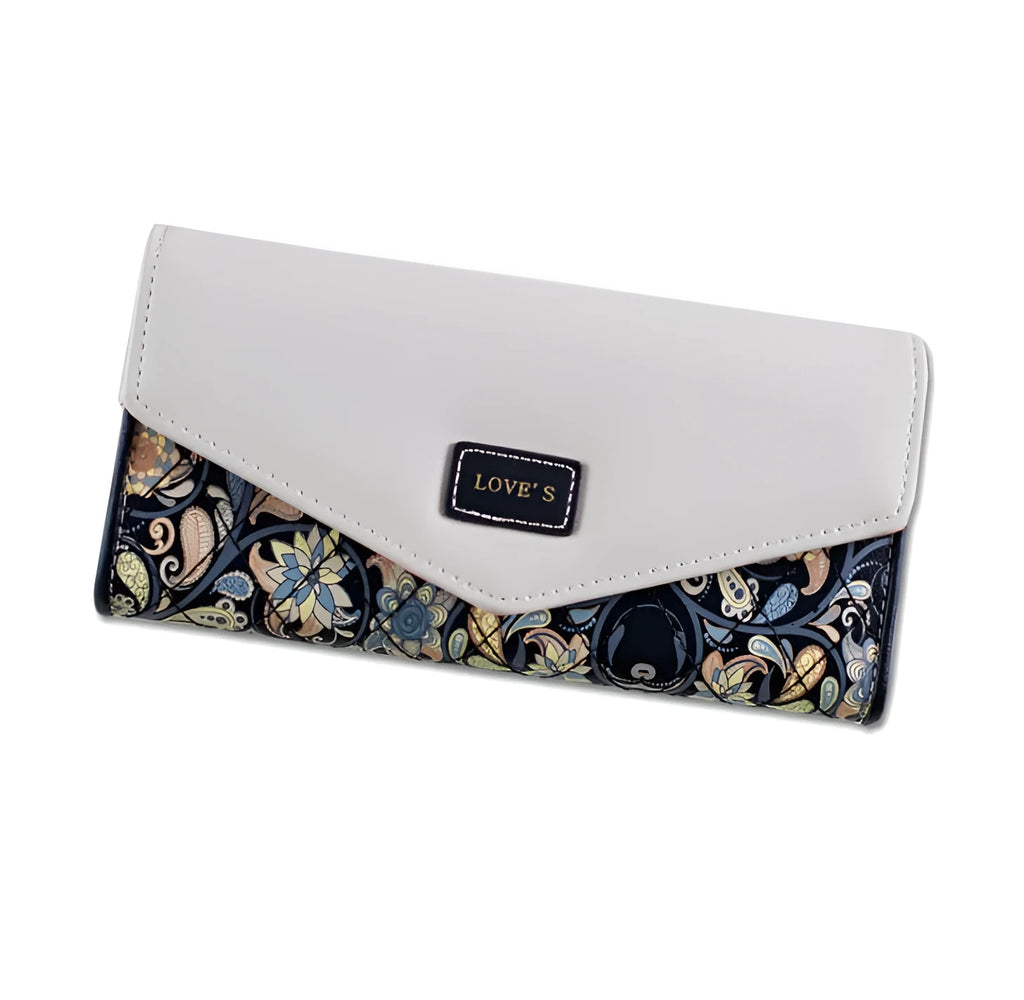Large capacity student wallet with buckle closure in five colour options