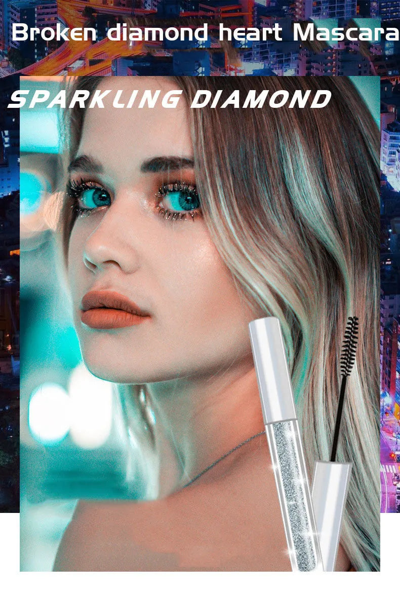 Crushing Drill mascara tube with waterproof sweatproof formula for curly thick natural lashes 13ml