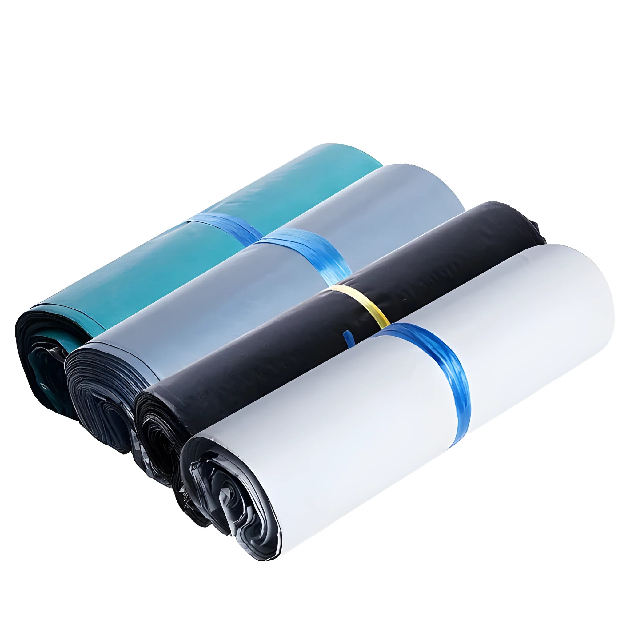 PE courier clothing bag with sticker seal in multiple sizes and colours