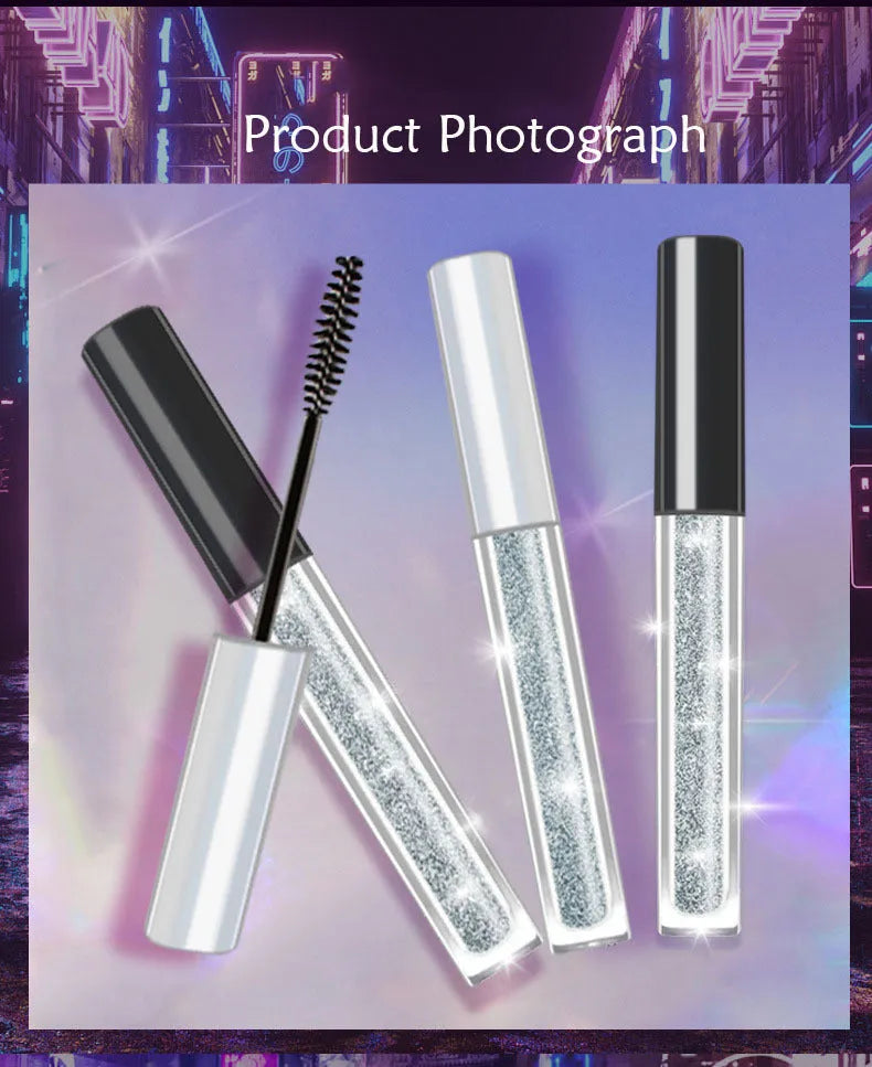 Crushing Drill mascara tube with waterproof sweatproof formula for curly thick natural lashes 13ml