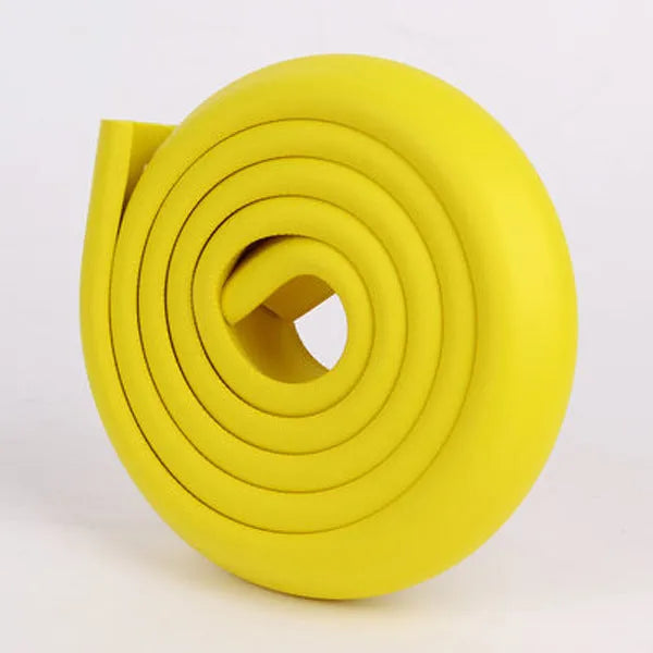 Anti-collision corner protector strip for baby safety, 2m length, 8cm width, colour beige