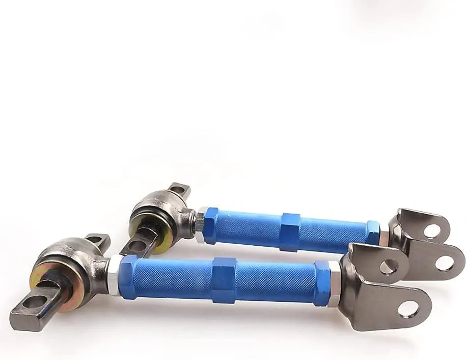 Blue aluminium alloy pull rod rear wheel recliner kit for Honda Civic EP3 with two ES bones
