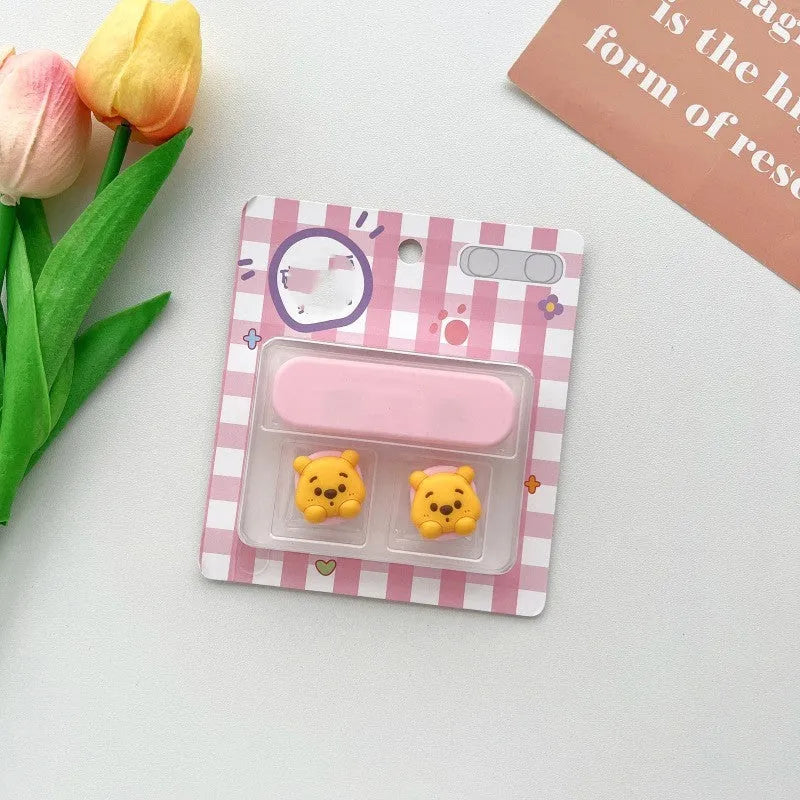 Cartoon magnetic protection data cable fixer for desktop magnetic hubs in various colours
