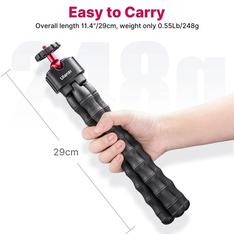 Multifunctional VLOG suite box containing a professional tripod for live streaming and photography.