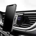 Glory black car phone holder attached to a car air vent