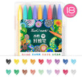 Set of Touch Mark water-based quick-dry fibre tip pens in multiple colours on a table.
