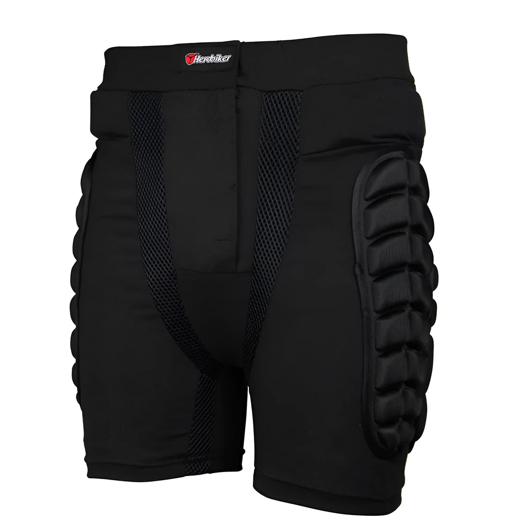 Ski racing shatter-resistant diaper pants protective gear for skating snow sports running cycling motorcycle riding black EVA foam padding