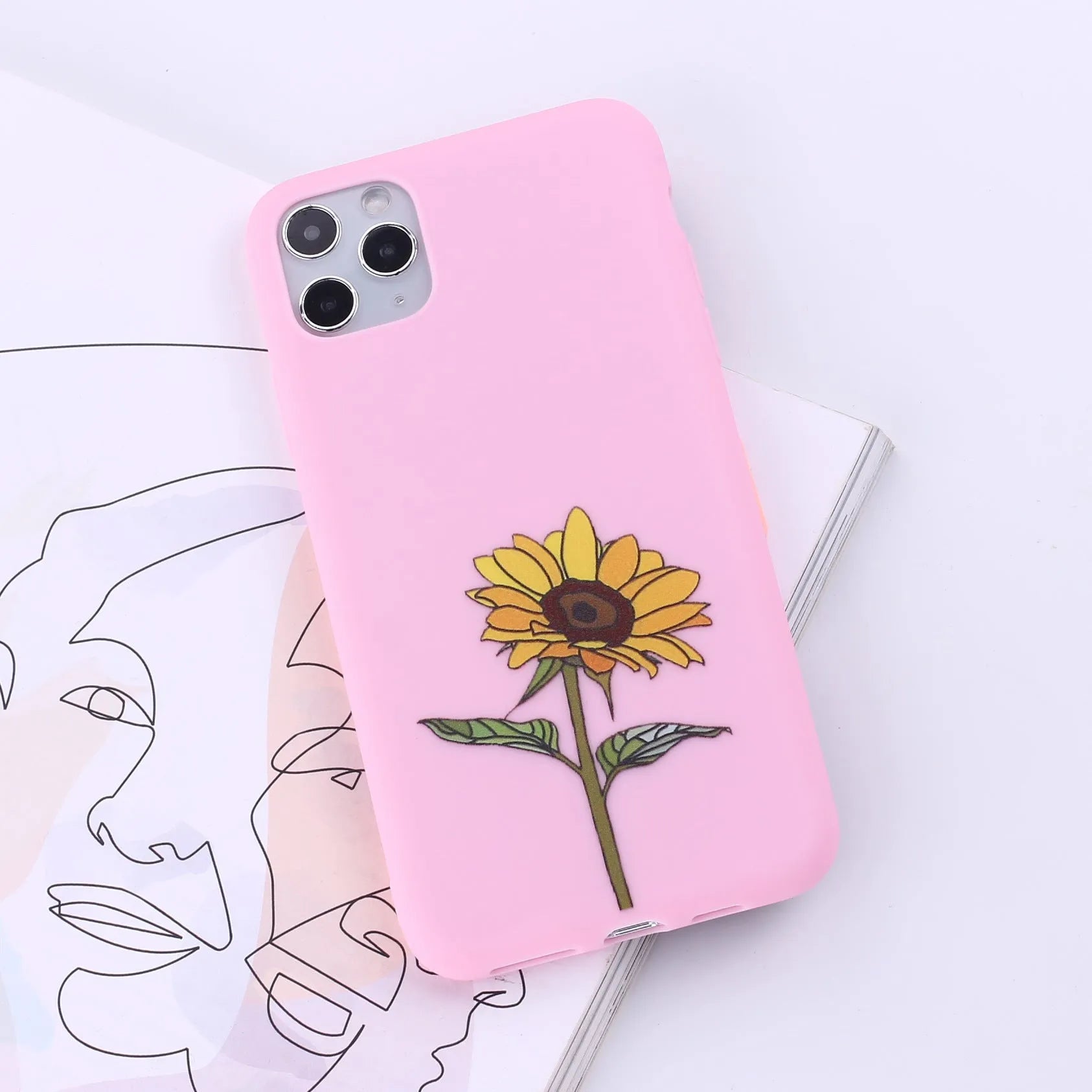 TPU mobile phone back cover case for Apple iPhone in one of 14 colour options.