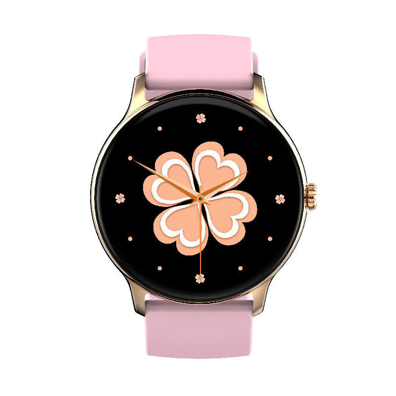 Smart sports watch with blood pressure monitoring on 1.28-inch touch screen display