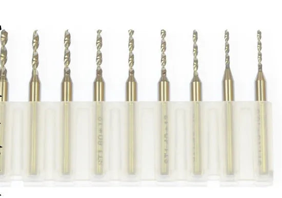 Imported tungsten carbide micro-engraving bit set for precision electronics manufacturing
