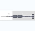 iPhone repair tool with grenade-shaped aluminium handle and T2 cross triangle tail screwdriver