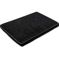 Arthur black memory foam dog bed for large elderly dogs with low profile and non-slip bottom