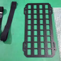 Black rigid PC+ABS MOLLE visor plate for car truck sun visor storage of tactical gear