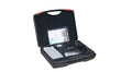 Portable car jump starter with 4in1 cable and battery clamps in retail tool case