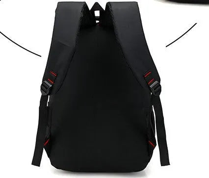 Oxford fabric backpack with breathable shoulder straps and side pockets in multiple colour options