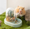 Home Hamster Creative Cactus Automatic Feeder 190ml in Vanilla Warm Yellow