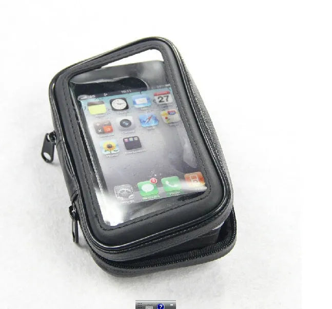 Bicycle phone waterproof holder case with clear touchscreen window for Samsung Galaxy 4.7 5.5 6.3 inch smartphones