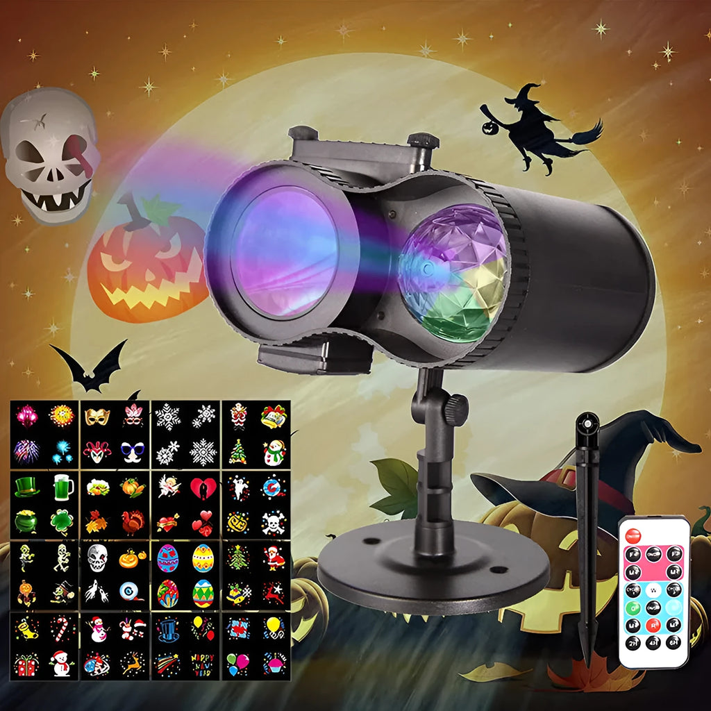 Outdoor double tube animated watermark LED soft light with waterproof casing.
