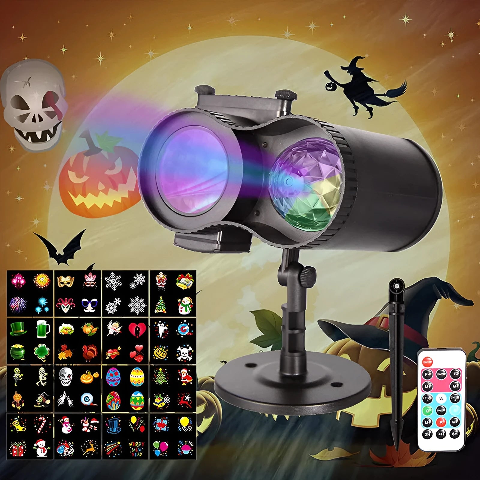 Outdoor double tube animated watermark LED soft light with waterproof casing.
