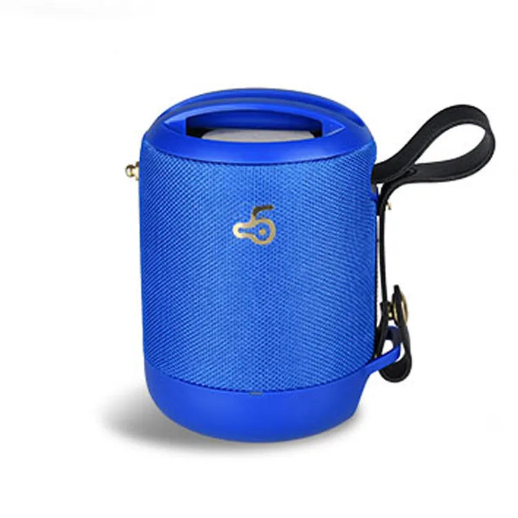 Portable waterproof Bluetooth speaker with subwoofer in black, blue, camouflage, grey or red colours