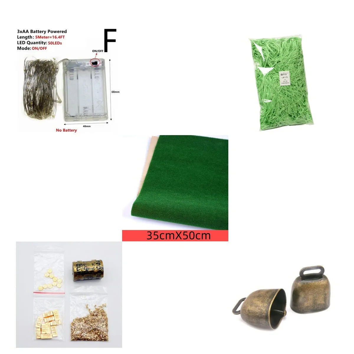 Alloy gold coin treasure box miniature accessories for doll house decoration