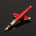 Red and black metal ink pens with 0.5mm Yijin nibs for business and student writing